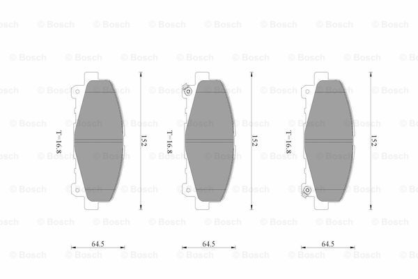 BOSCH 0 986 AB3 501 Brake...