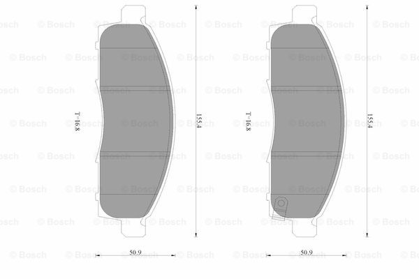 BOSCH 0 986 AB3 509 Brake...