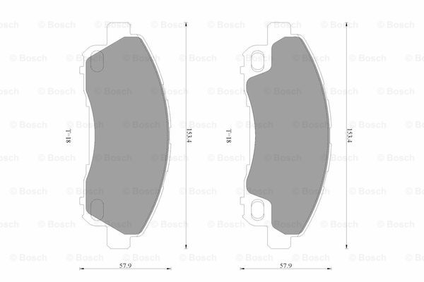 BOSCH 0 986 AB3 510 Brake...