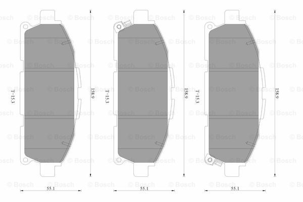 BOSCH 0 986 AB3 511 Brake...