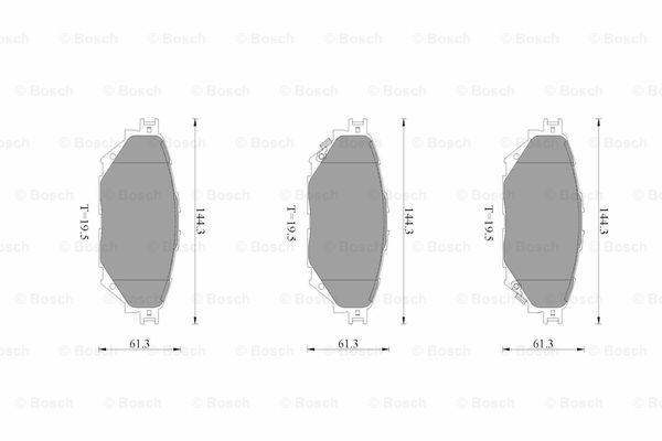 BOSCH 0 986 AB3 514 Brake...