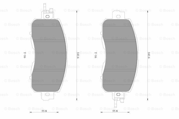 BOSCH 0 986 AB3 519 Brake...