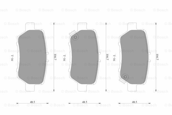 BOSCH 0 986 AB3 527 Brake...