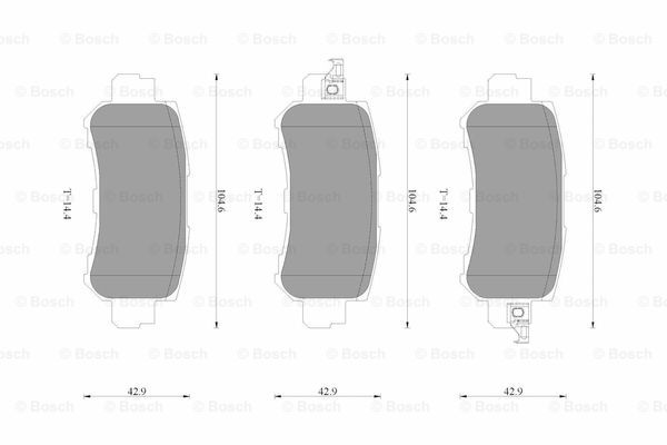 BOSCH 0 986 AB3 536 Brake...