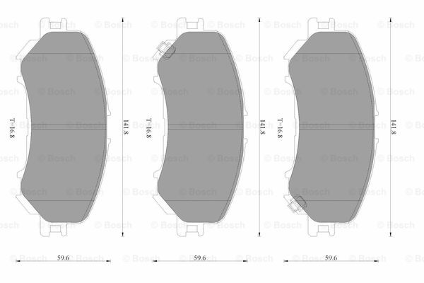 BOSCH 0 986 AB3 541 Brake...