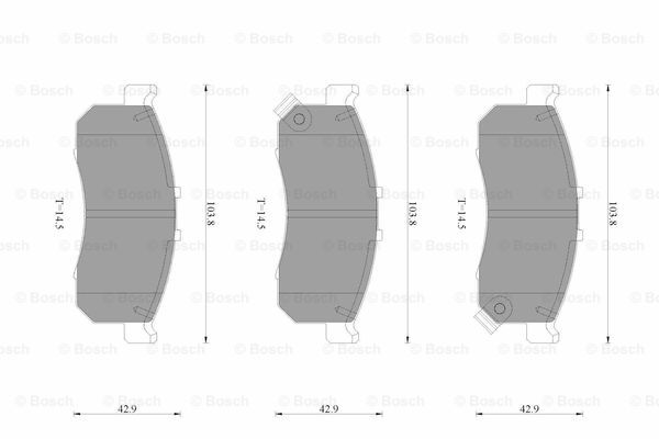 BOSCH 0 986 AB3 543 Brake...