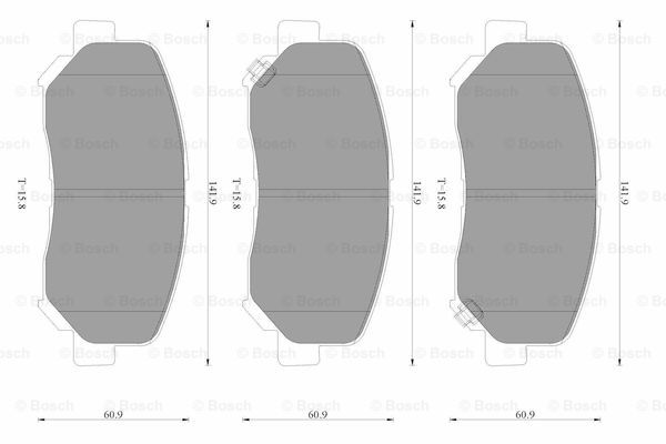 BOSCH 0 986 AB3 562 Brake...