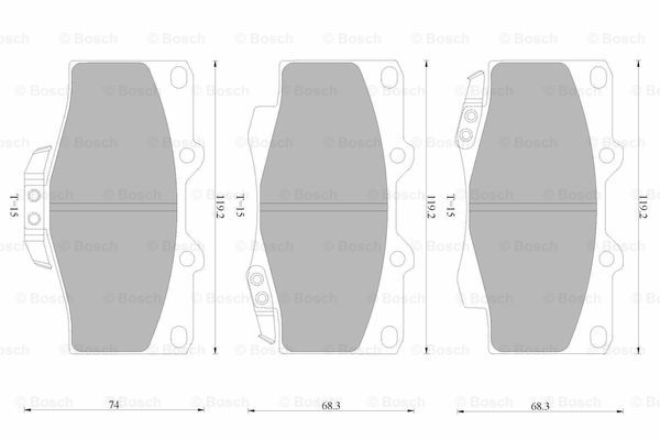 BOSCH 0 986 AB4 395 Brake...