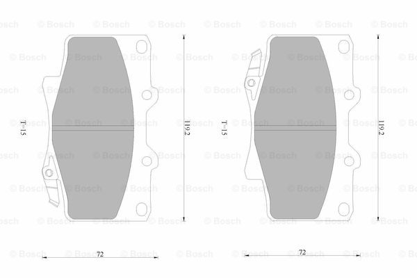 BOSCH 0 986 AB4 396 Brake...