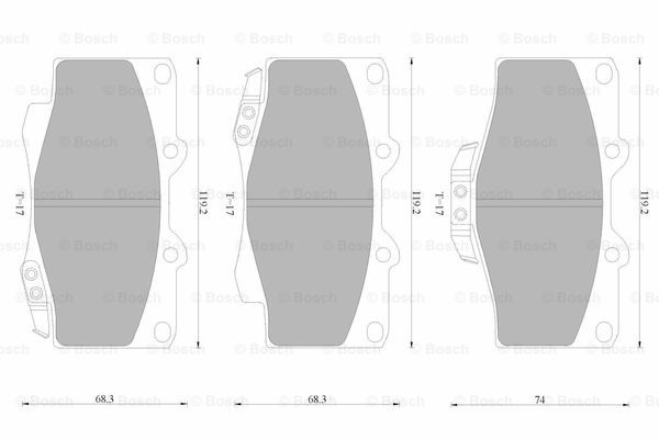 BOSCH 0 986 AB4 398 Brake...