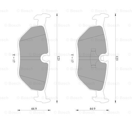 BOSCH 0 986 AB4 430 Brake...