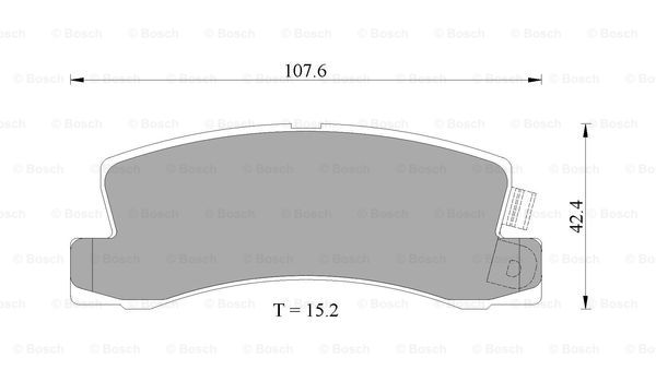 BOSCH 0 986 AB4 433 Brake...