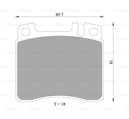 BOSCH 0 986 AB4 439 Brake...