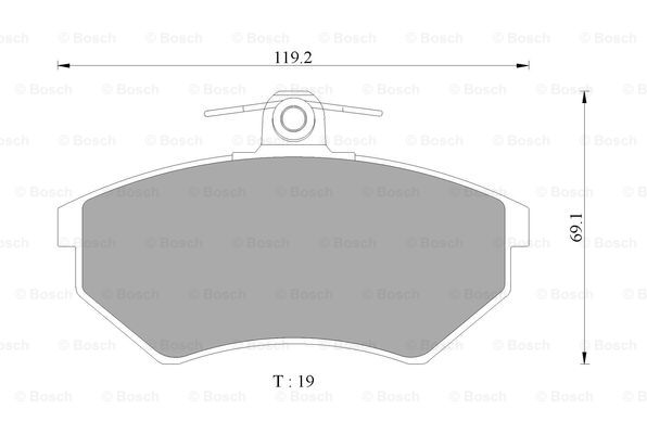 BOSCH 0 986 AB4 445 Brake...