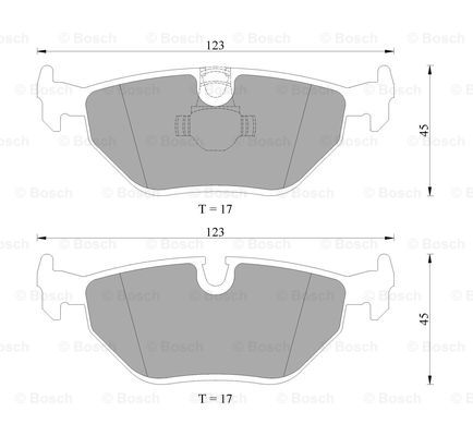 BOSCH 0 986 AB4 450 Brake...