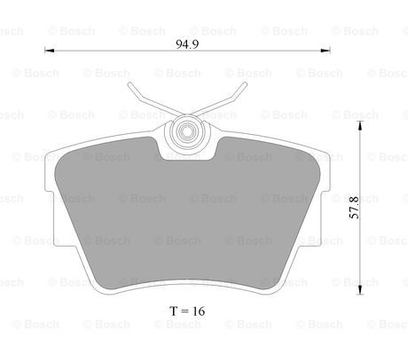 BOSCH 0 986 AB4 468 Brake...