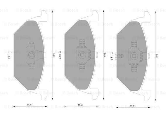 BOSCH 0 986 AB4 553 Brake...