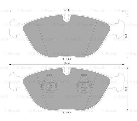 BOSCH 0 986 AB4 555 Brake...