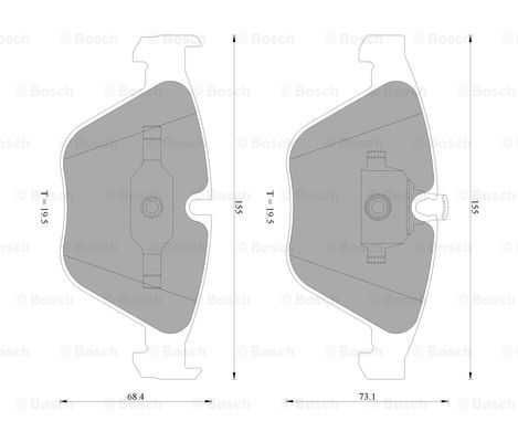 BOSCH 0 986 AB4 570 Brake...