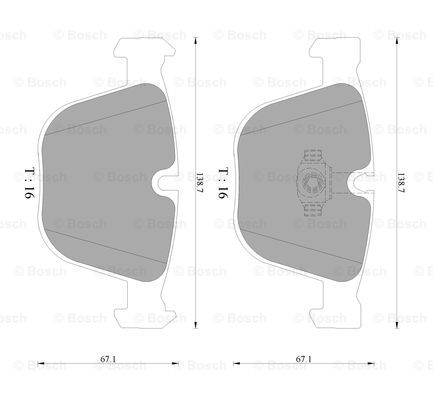 BOSCH 0 986 AB4 571 Brake...