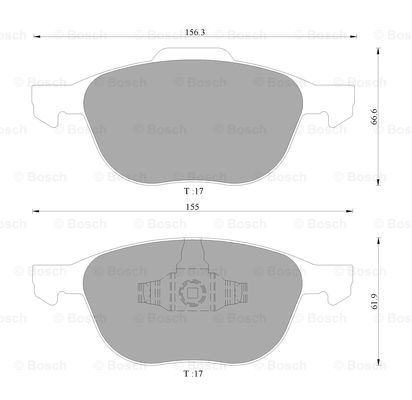 BOSCH 0 986 AB4 580 Brake...