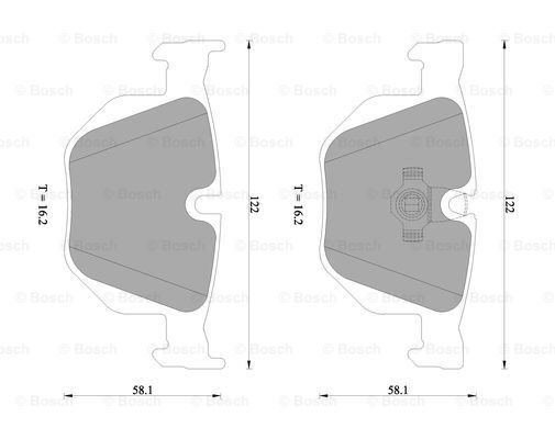 BOSCH 0 986 AB4 582 Brake...