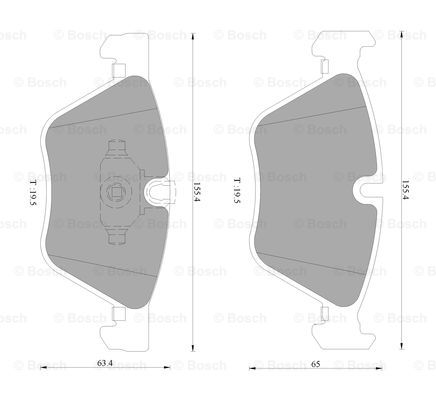 BOSCH 0 986 AB4 585 Brake...