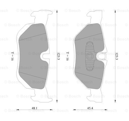 BOSCH 0 986 AB4 586 Brake...