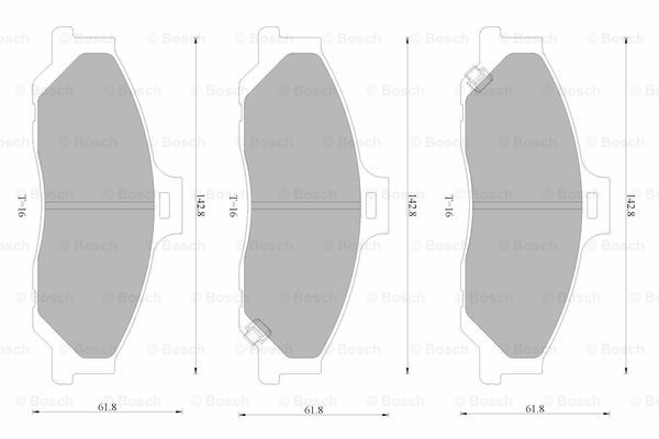 BOSCH 0 986 AB4 588 Brake...