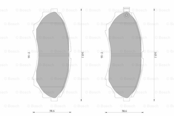 BOSCH 0 986 AB4 590 Brake...