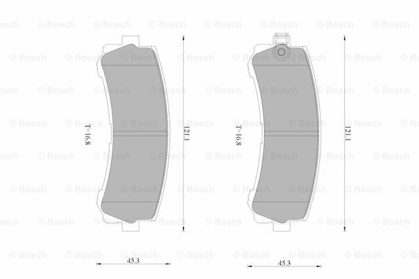 BOSCH 0 986 AB4 593 Brake...