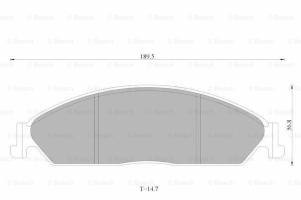 BOSCH 0 986 AB4 594 Brake...