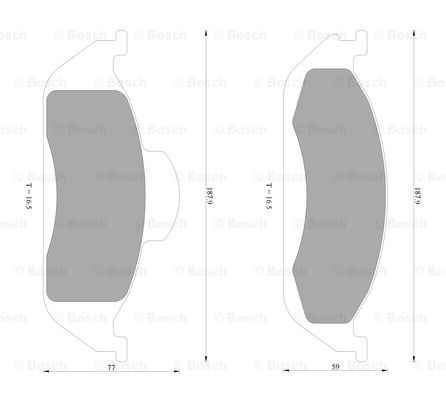 BOSCH 0 986 AB4 631 Brake...