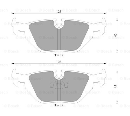 BOSCH 0 986 AB4 726 Brake...