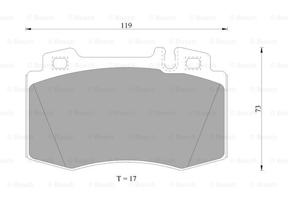 BOSCH 0 986 AB4 987 Brake...