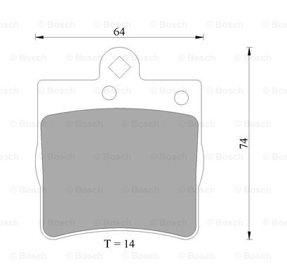 BOSCH 0 986 AB4 990 Brake...