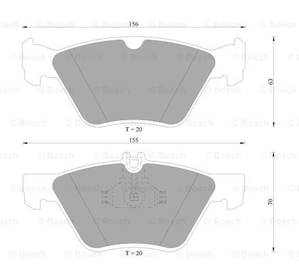 BOSCH 0 986 AB4 992 Brake...