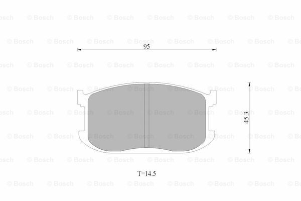 BOSCH 0 986 AB9 001 Brake...