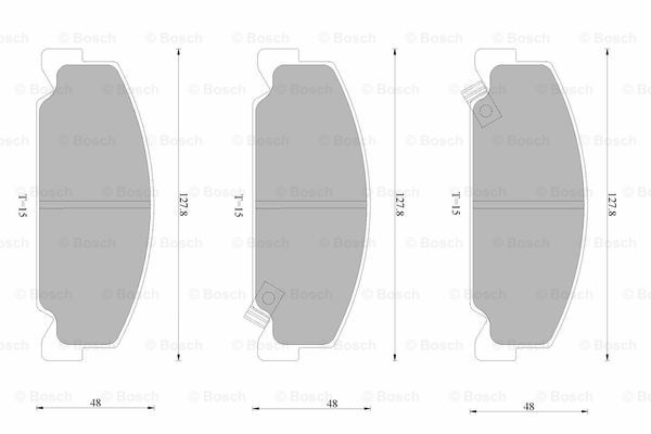 BOSCH 0 986 AB9 005 Brake...