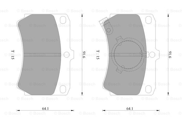 BOSCH 0 986 AB9 006 Brake...