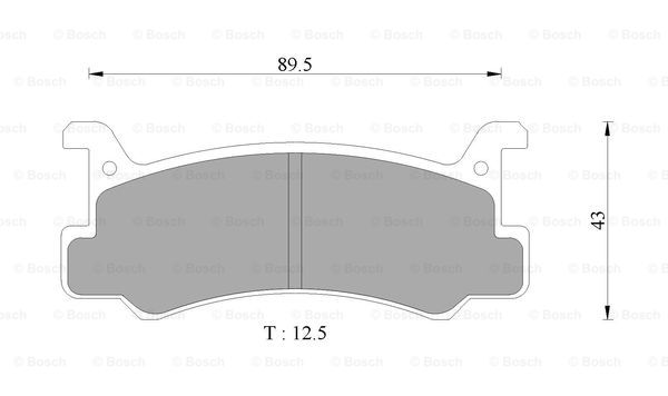 BOSCH 0 986 AB9 007 Brake...