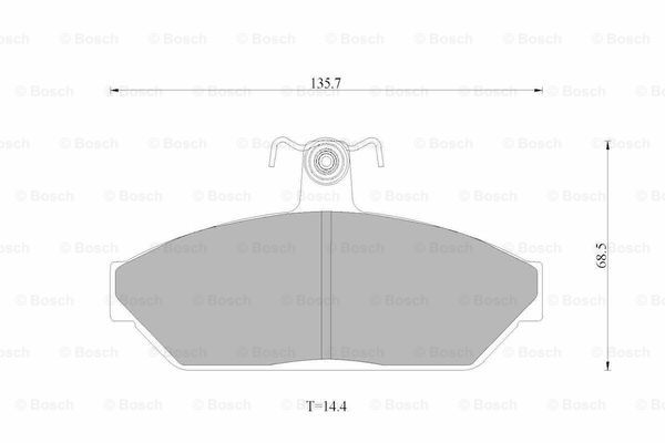 BOSCH 0 986 AB9 013 Brake...