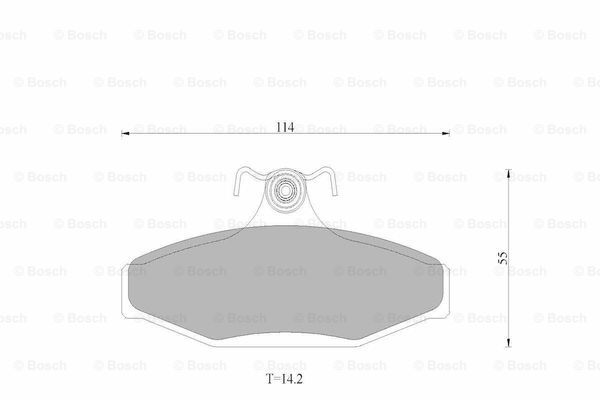 BOSCH 0 986 AB9 016 Brake...