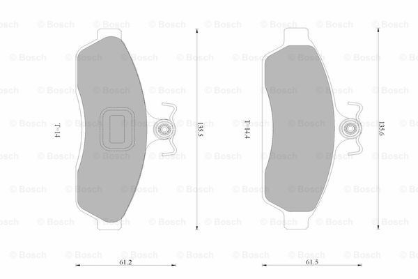 BOSCH 0 986 AB9 019 Brake...