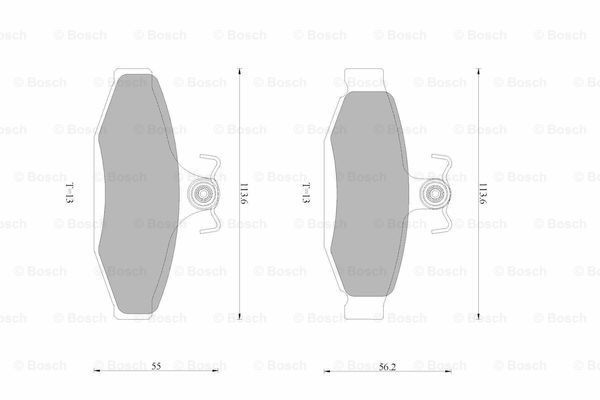 BOSCH 0 986 AB9 020 Brake...