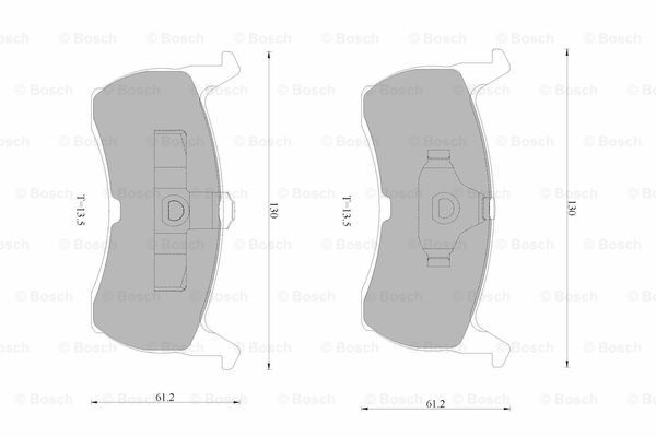 BOSCH 0 986 AB9 021 Brake...