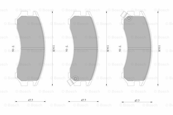 BOSCH 0 986 AB9 026 Brake...