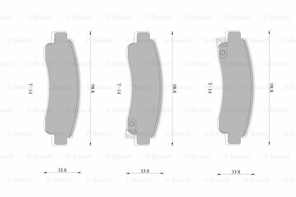 BOSCH 0 986 AB9 027 Brake...