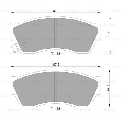 BOSCH 0 986 AB9 032 Brake...