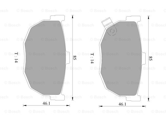 BOSCH 0 986 AB9 037 Brake...